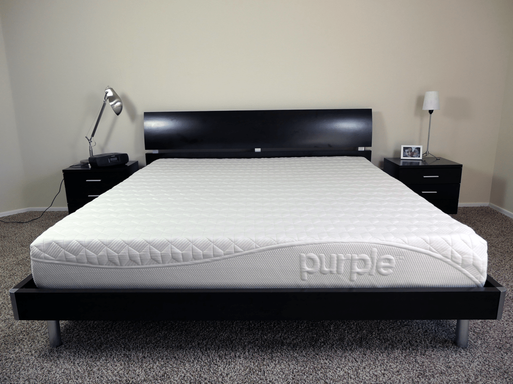 purple mattress king size mattress hump middle