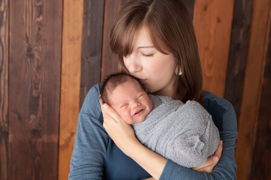 My sister Kayla and her baby, Graham