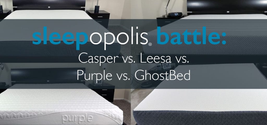 purple mattress vs ghostbed vs casper