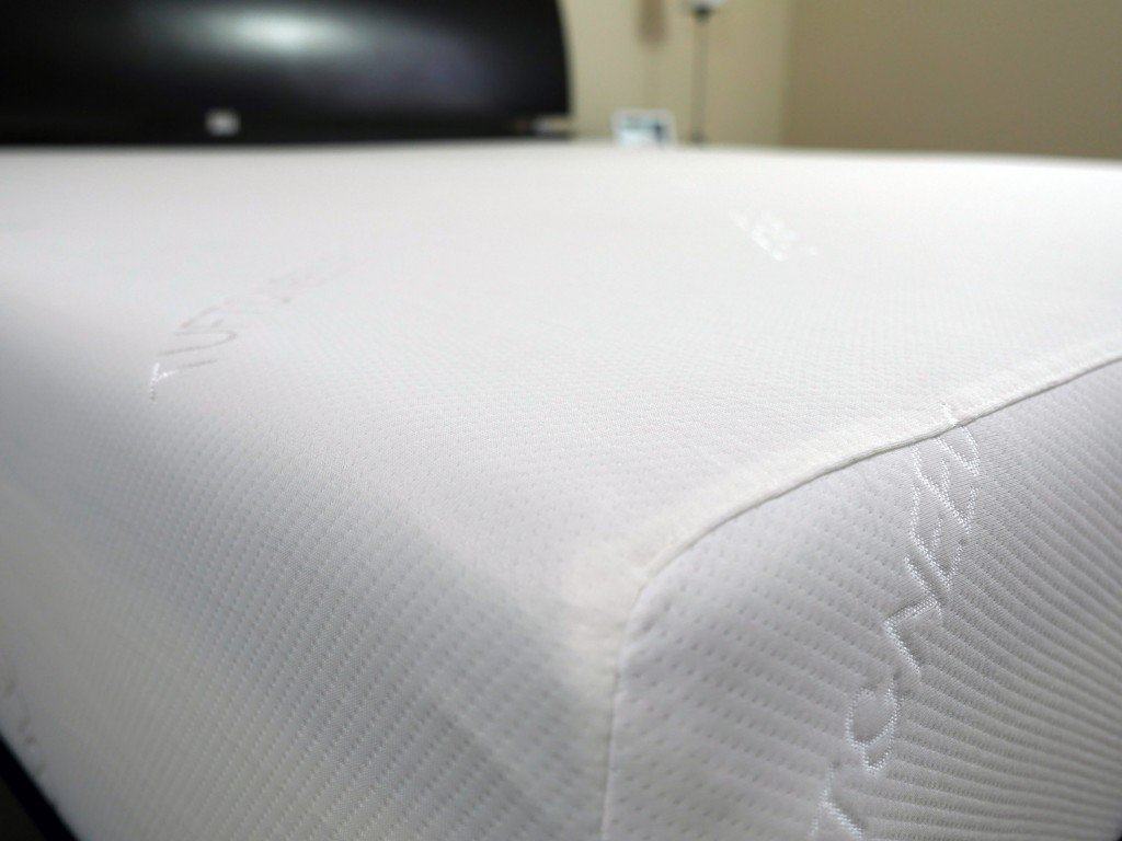 Close up shot of the Tuft and Needle mattress cover