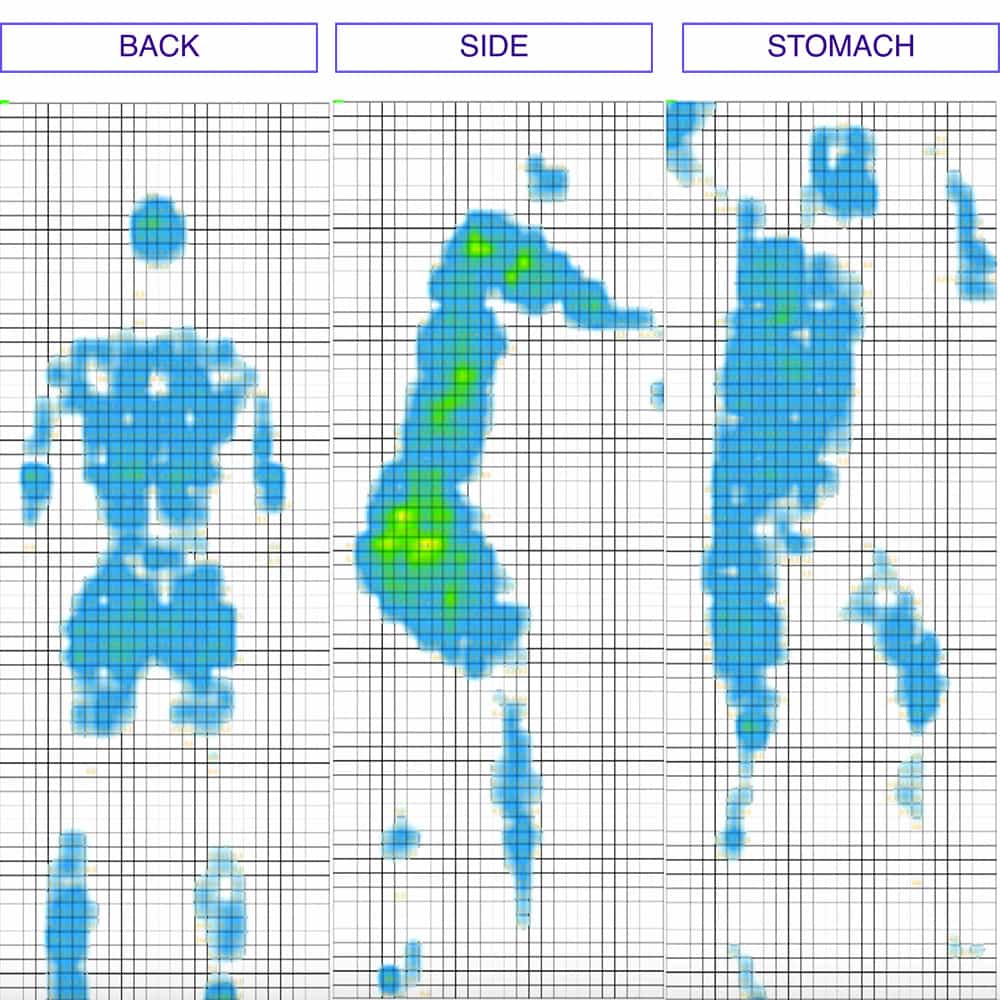 Saatva Mattress Pressure Map