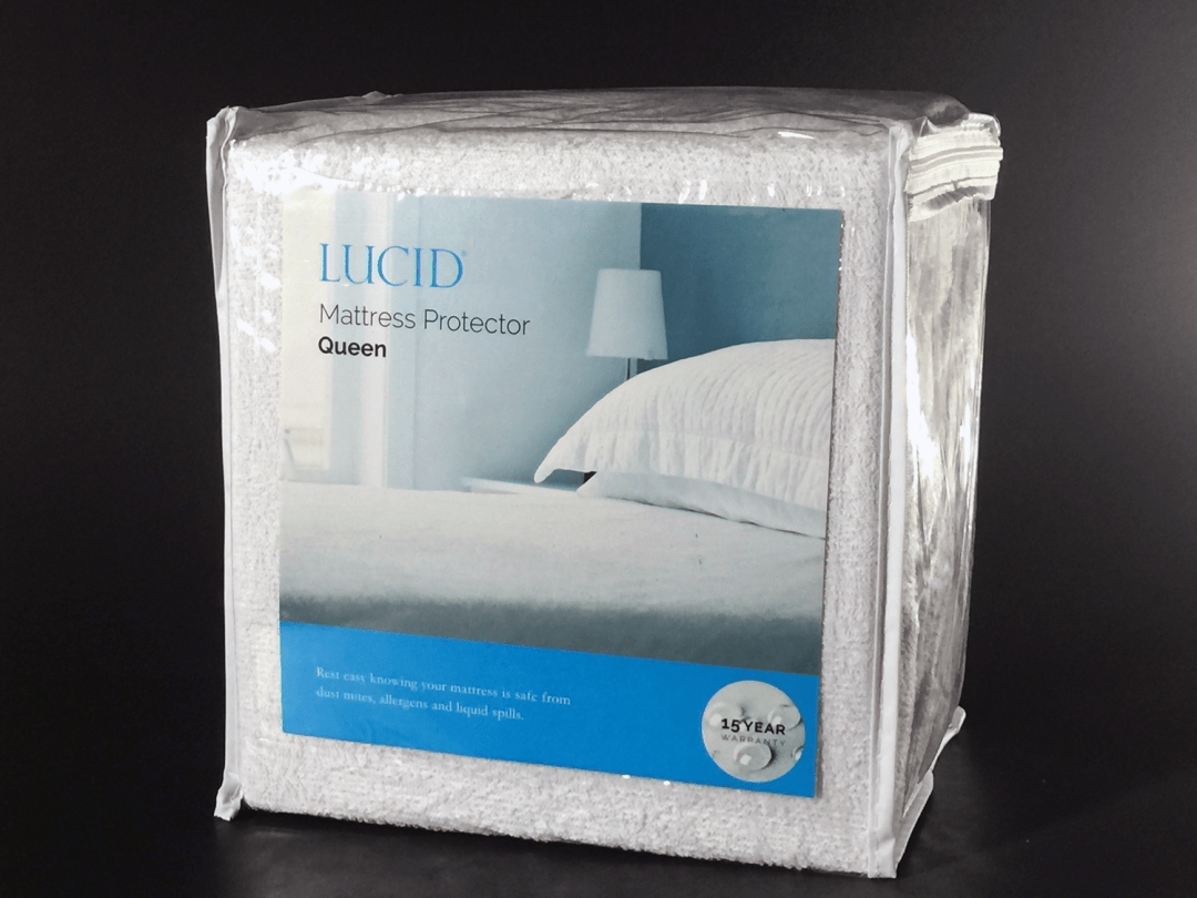 lucid polyester full premium waterproof mattress protector