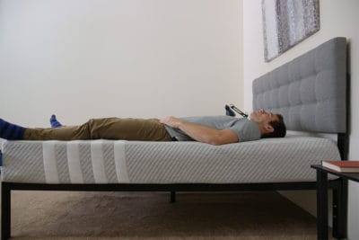Leesa Mattress Laying