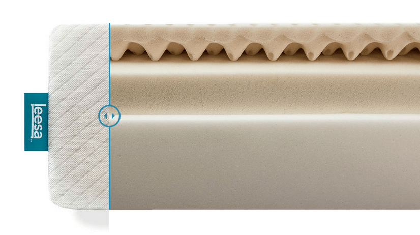 leesa mattress foam layers