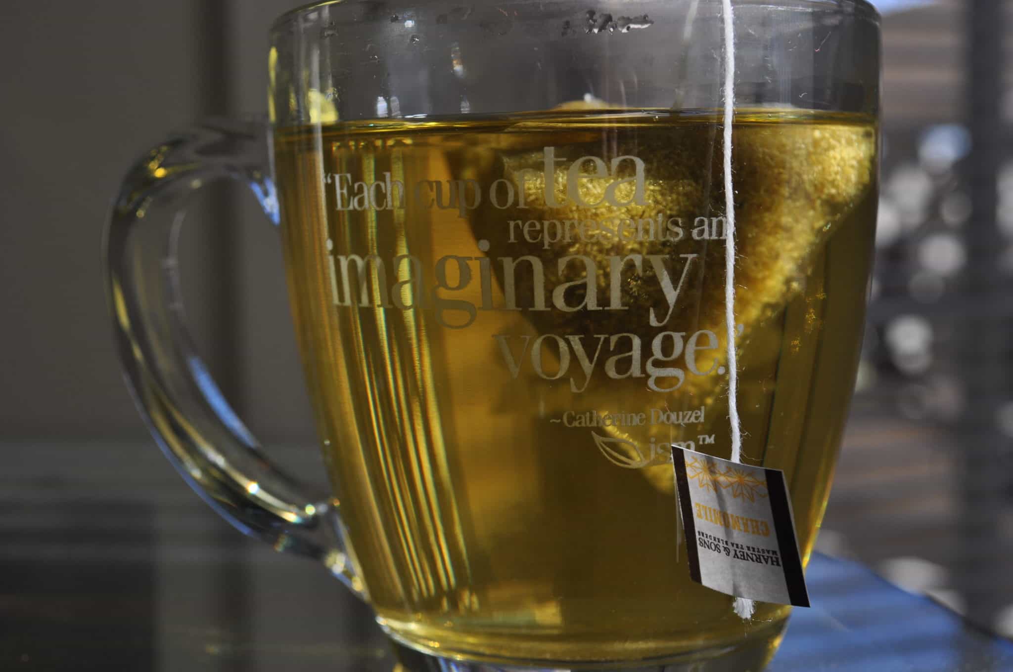 sleepy chamomile tea