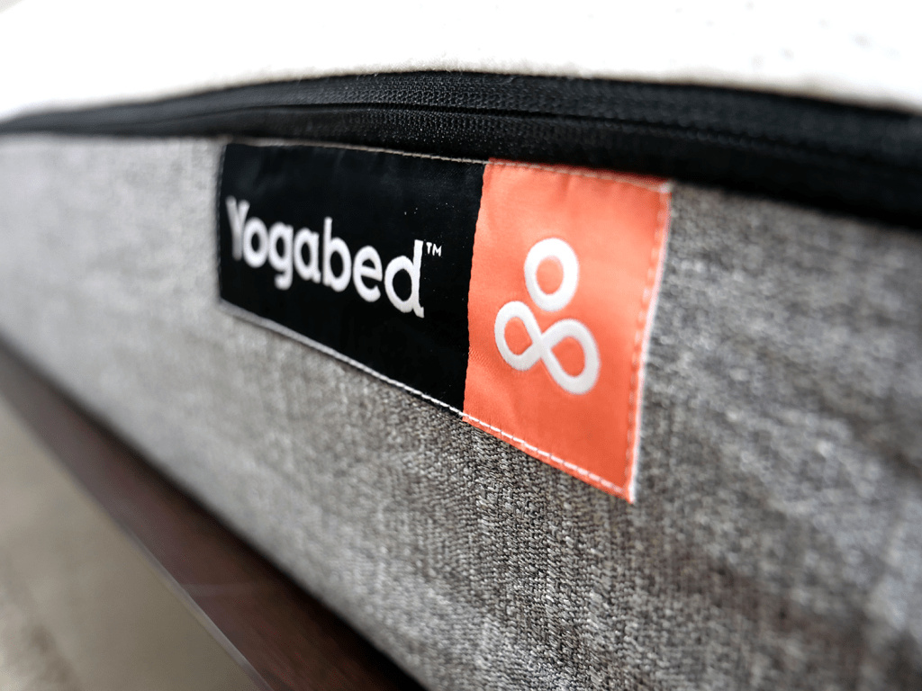 Close up shot of the Yogabed mattress cover