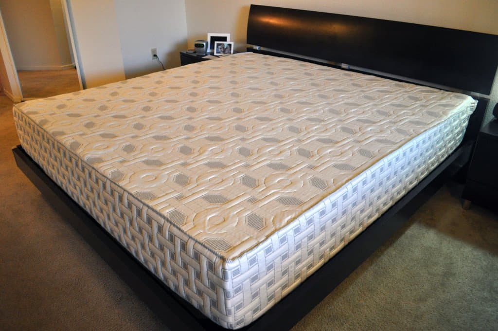 Angled view of the 4Sleep mattress
