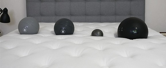 Weights used in mattress testing