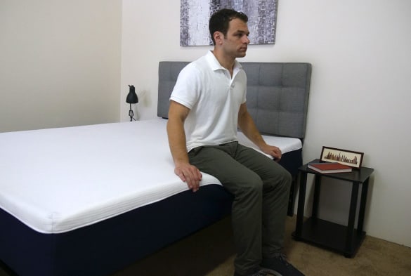 Helix Mattress Edge Support Corner Sitting