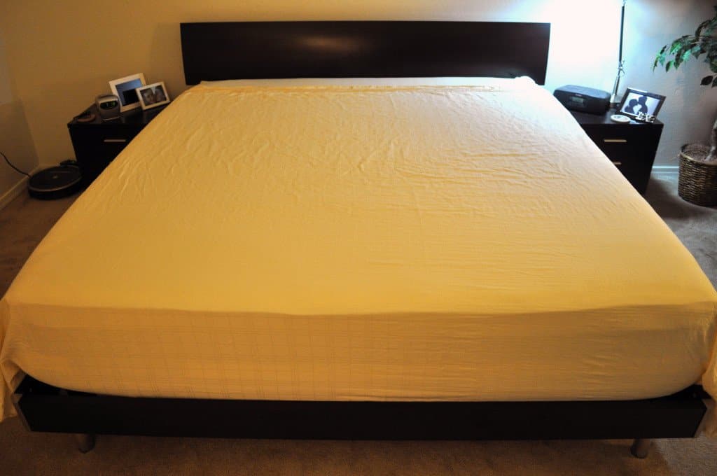 Naturepedic organic cotton sheets - deep pocket version on 16" mattress