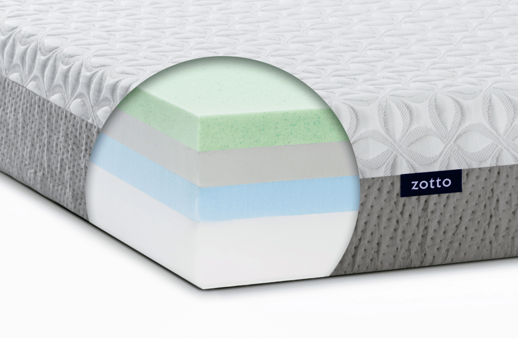 zotto sleep mattress layers