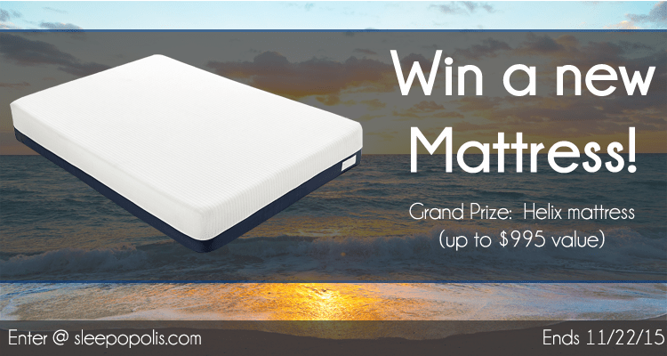 Helix Mattress Giveaway 2015!