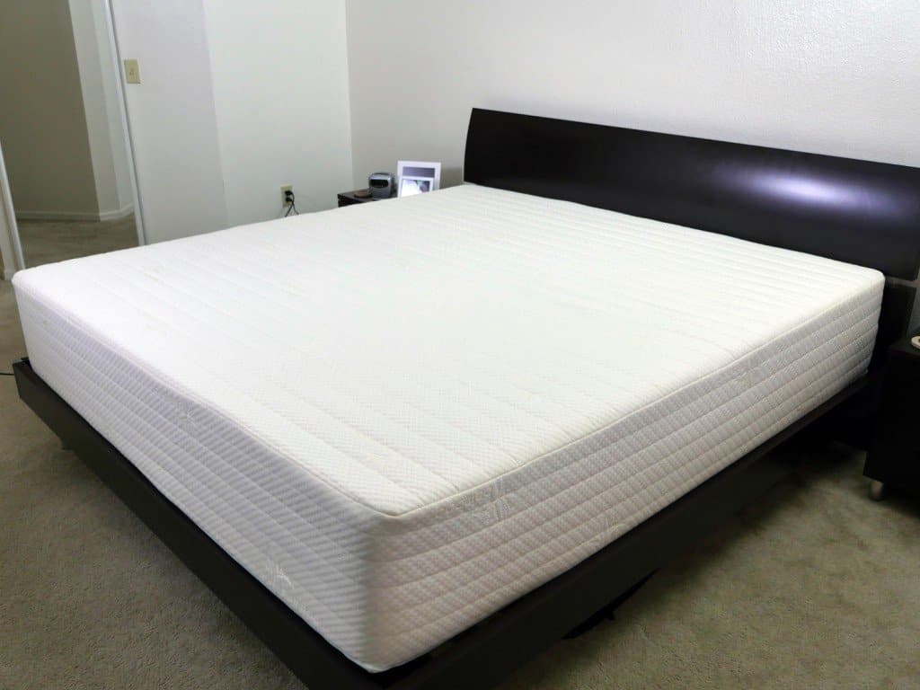 Brentwood Home mattress in bedroom