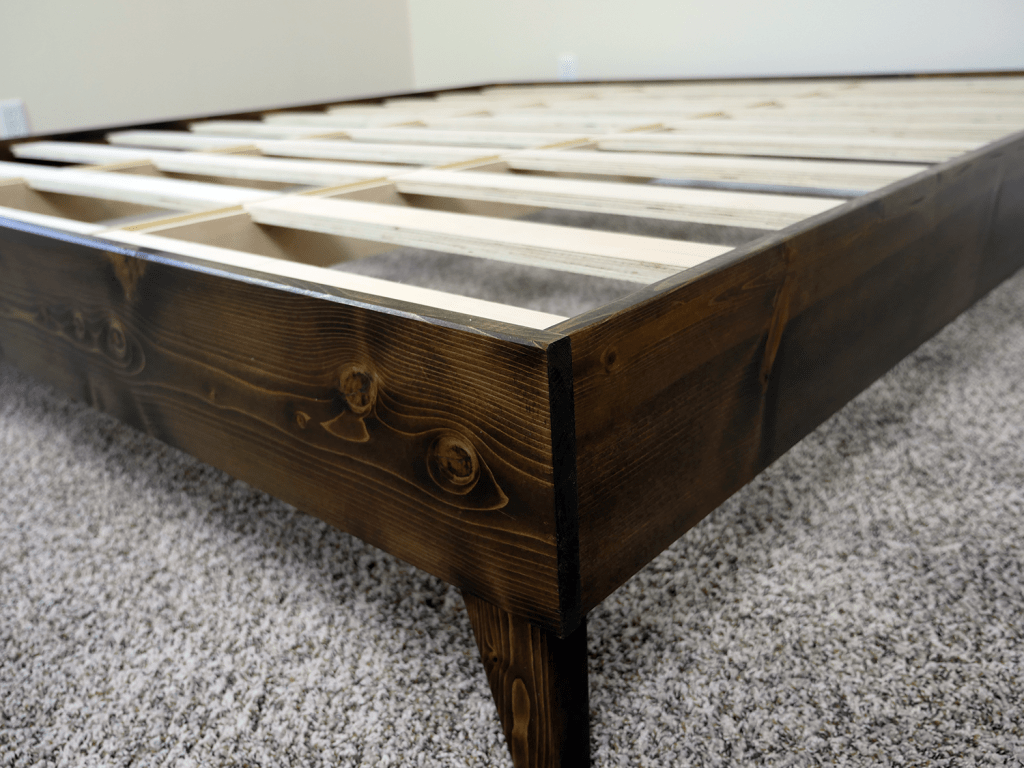 Eluxury wood 2024 bed frame