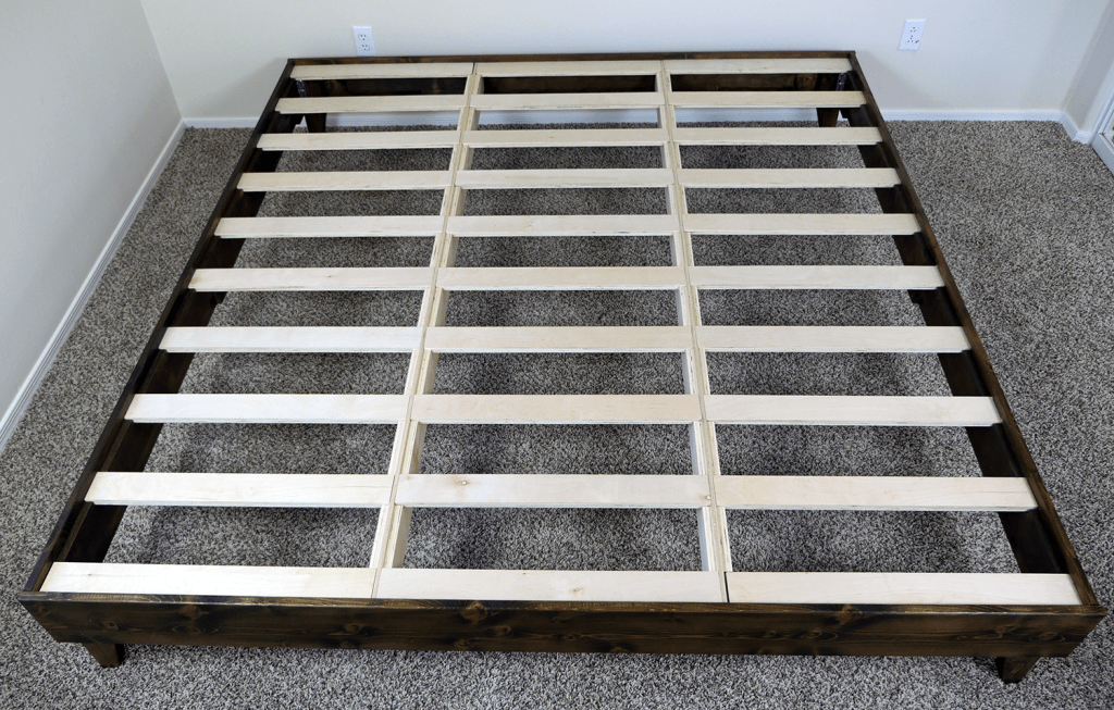 diy slat platform bed