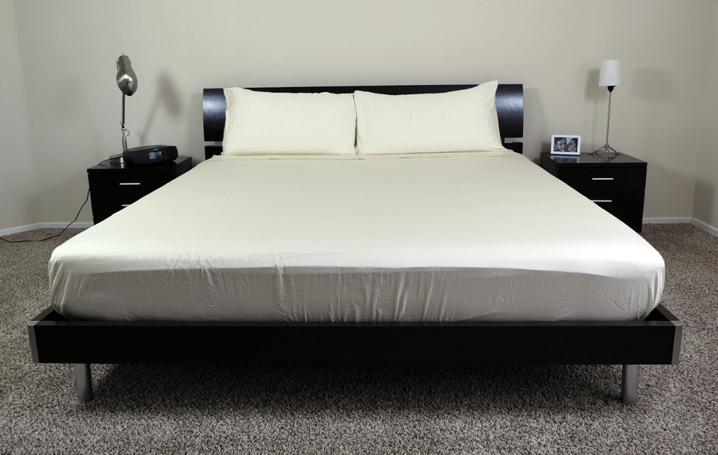 SOL Organix sheets on a King size mattress