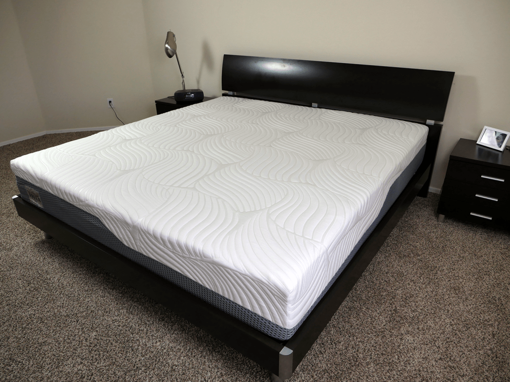 Angled view of the Voila mattress