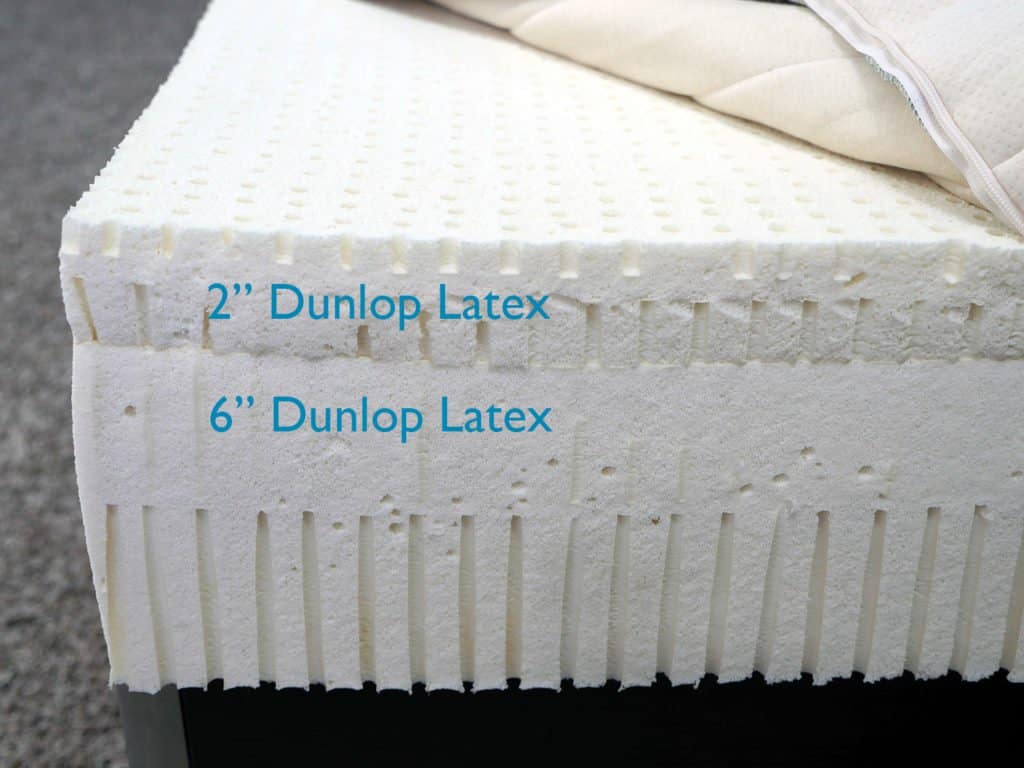 solid talalay latex mattress