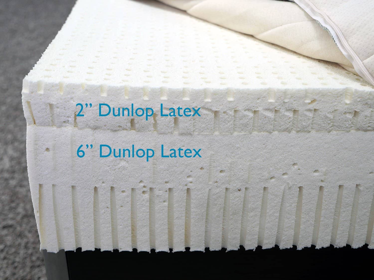 latex or polyurethane foam mattress