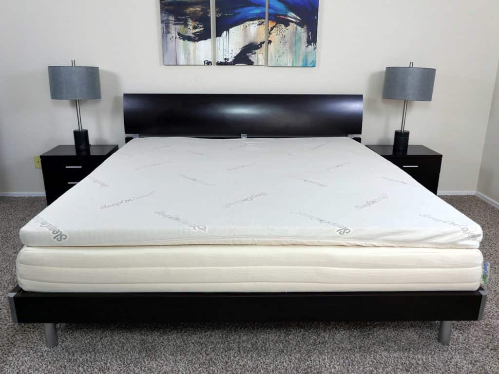 Sleep On latex mattress topper king size