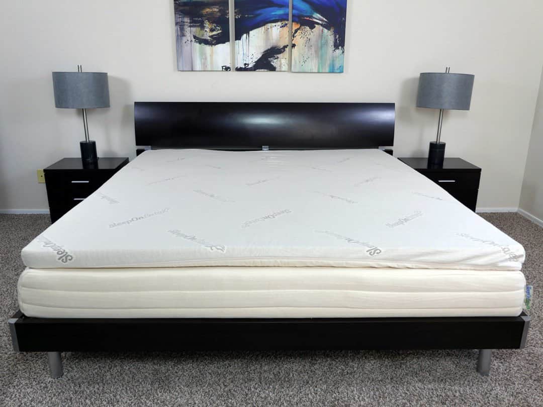 sleep on latex mattress topper review