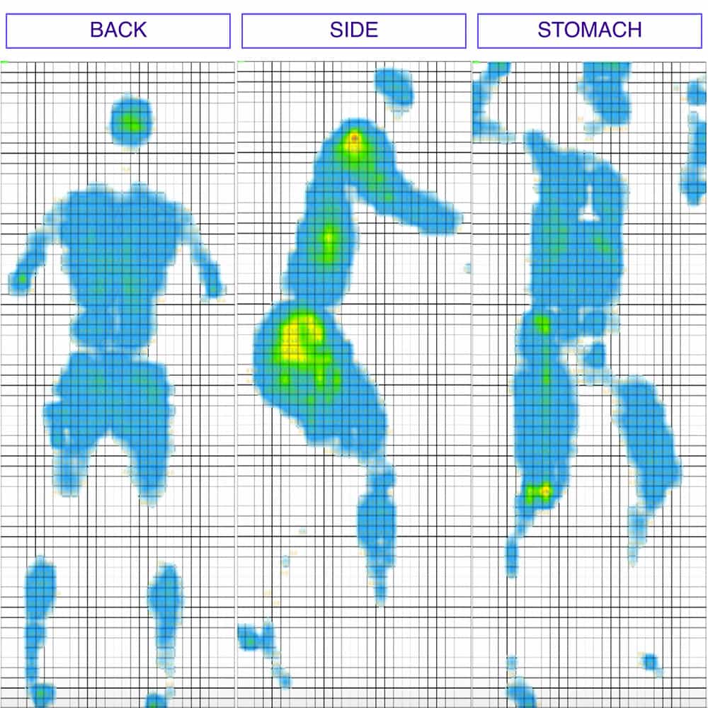 Nest - Love & Sleep Mattress Pressure Map