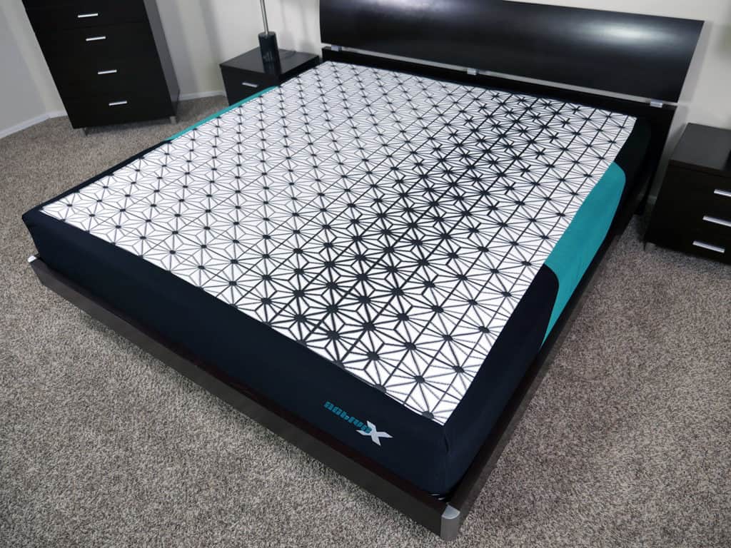 Angled view of the ActiveX mattress