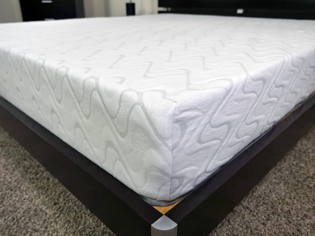 Close up shot of the Love & Sleep mattress cover