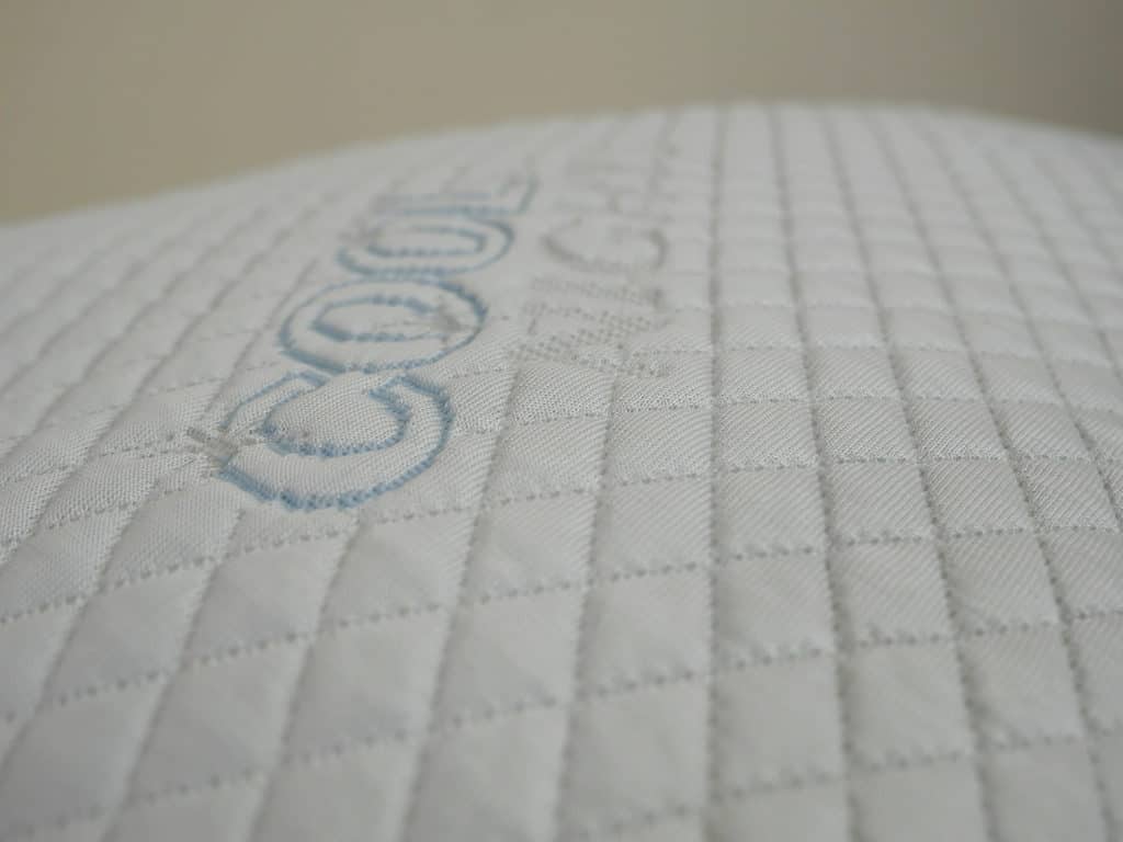 Close up shot of the Active X pillow cover