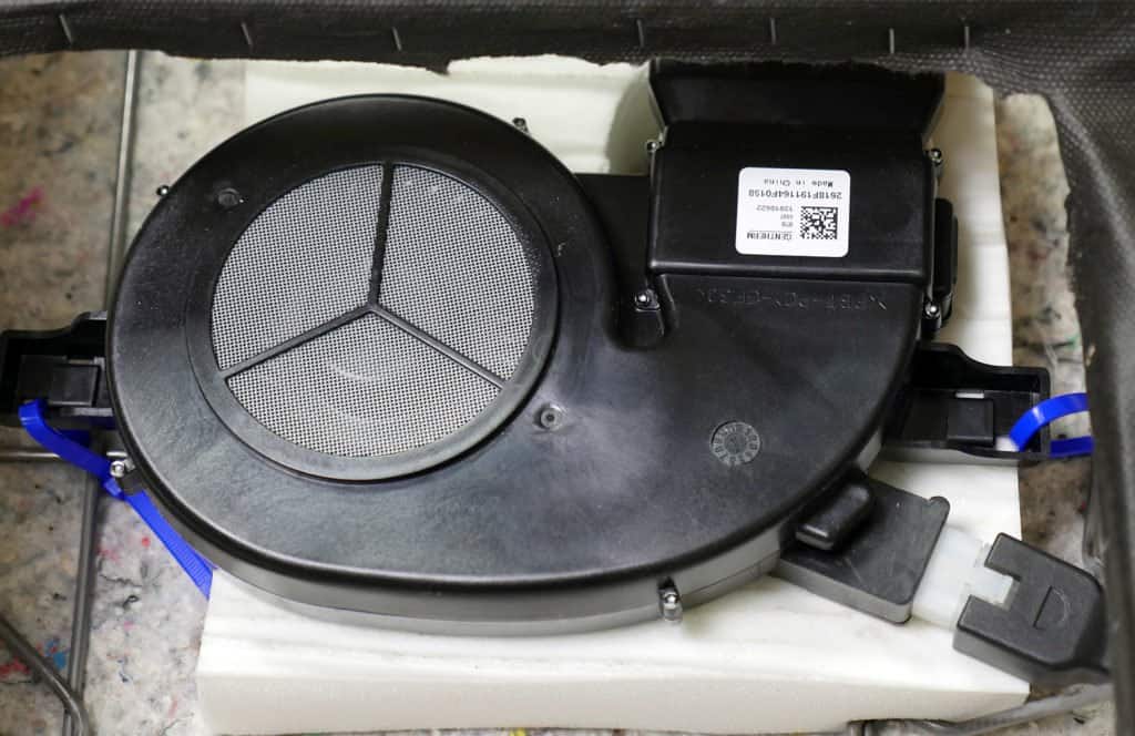 Ultra up close shot of the fan used in the base of the WinkBeds coolControl system