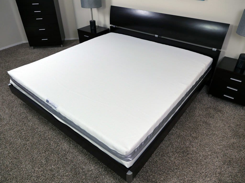 Angled view of the Airweave mattress