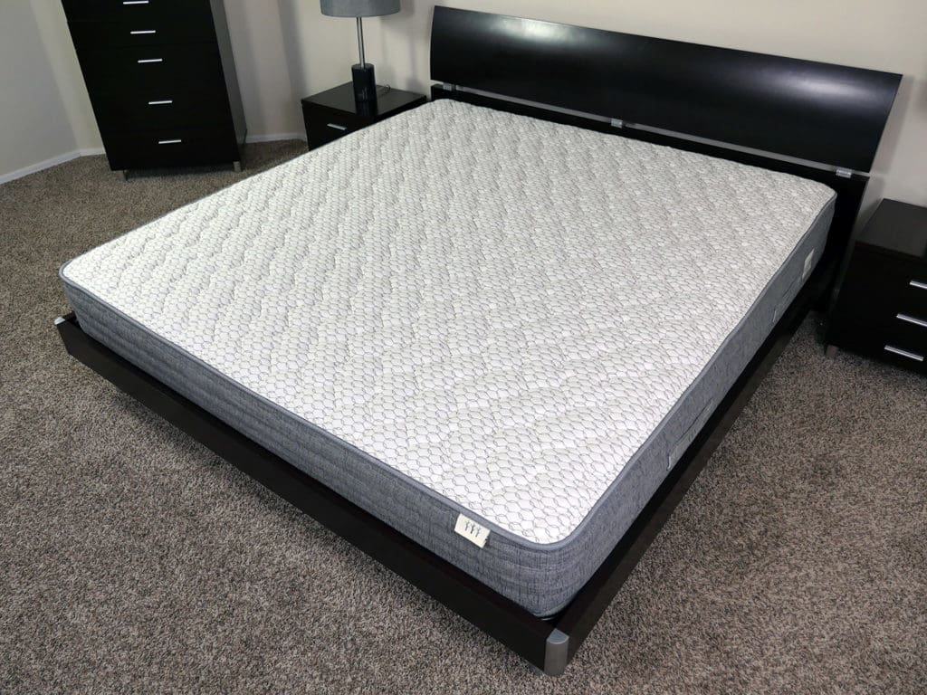 Angled view of the Sierra mattress
