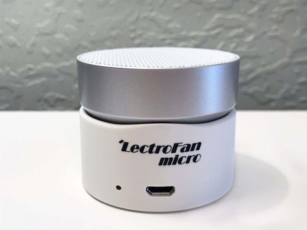 Lectrofan Micro sound machine - collapsed down Lectrofan Micro sound machine - collapsed down