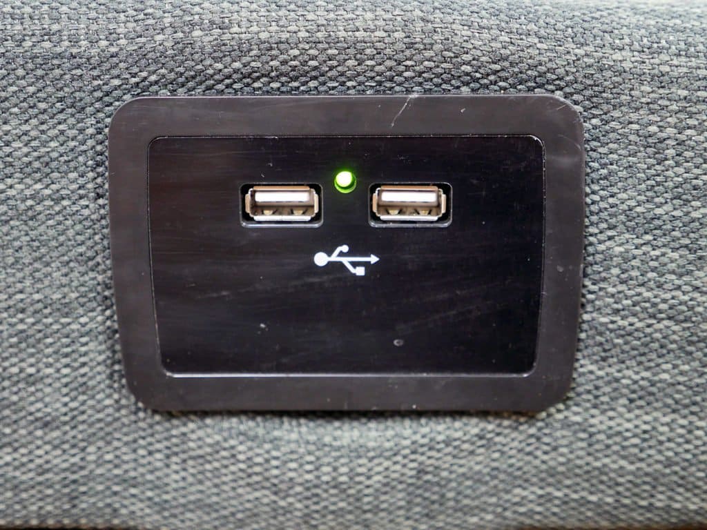 Classic Brands Adjustable Bed USB ports