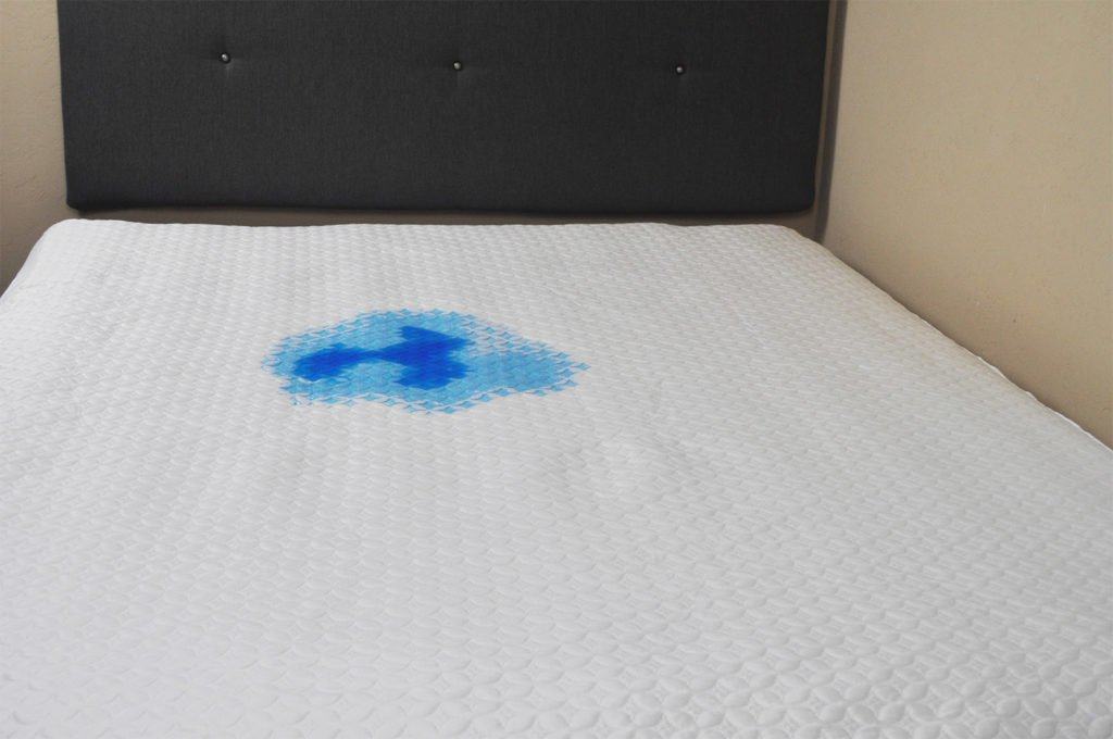 malouf ice tech mattress protector 2 minute test