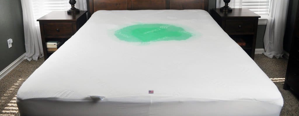 slumber cloud dryline mattress protector 5 minute test