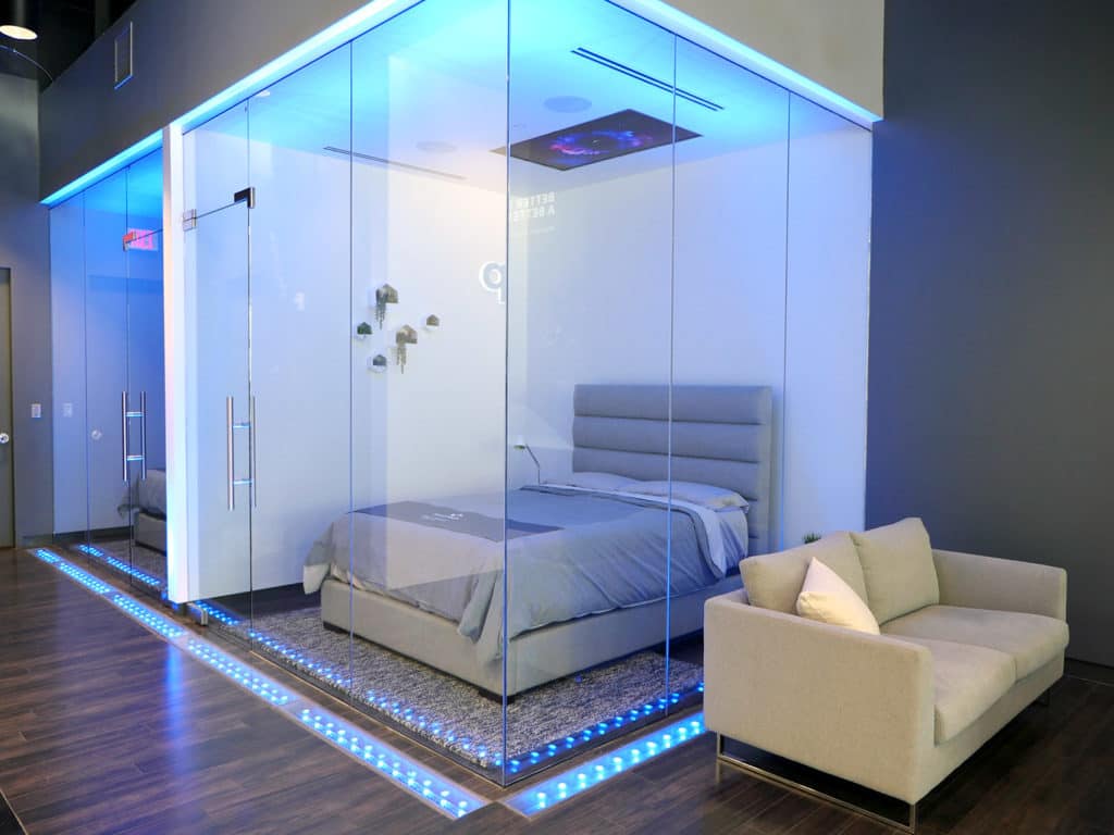 amerisleep showroom nap pods