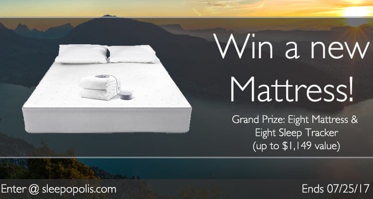 Enter today for your chance to win a brand new Eight mattress and sleep tracker!