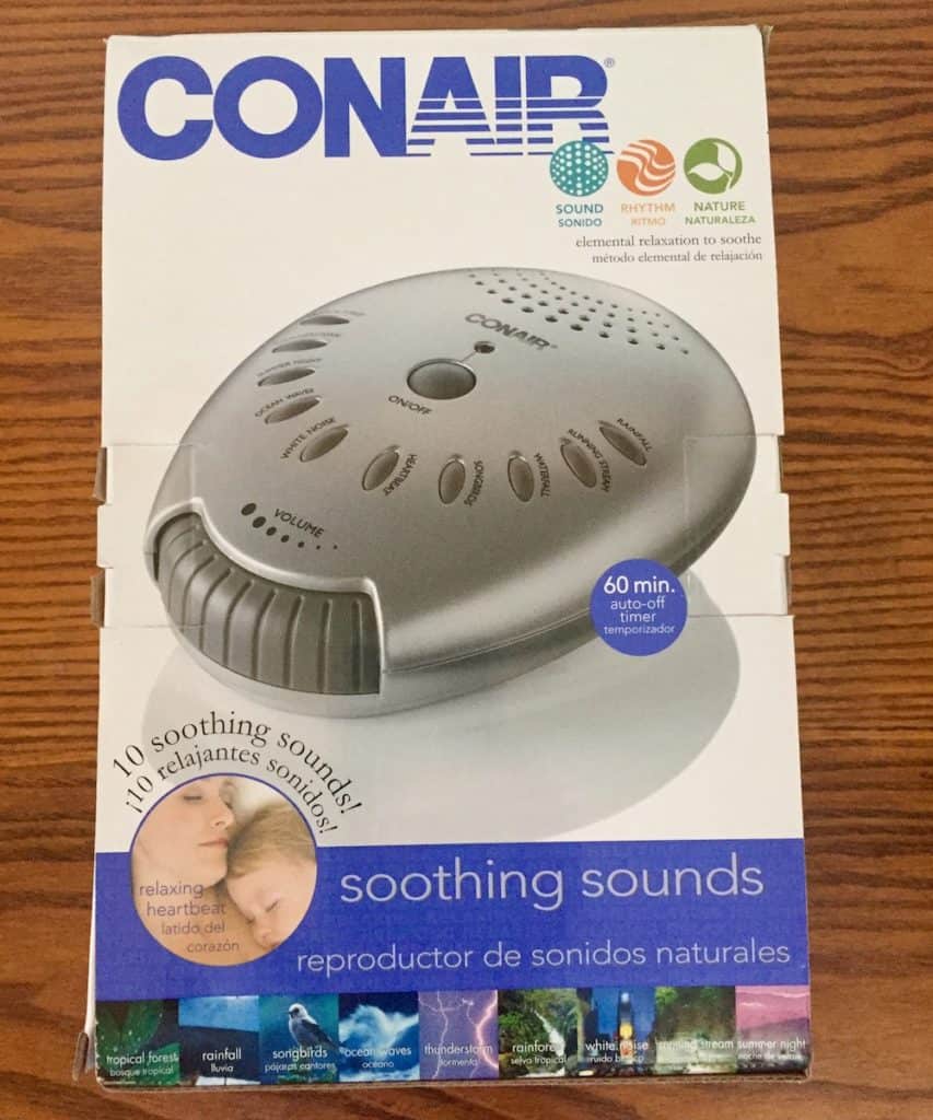 Conair Sound Therapy Sound Machine Box