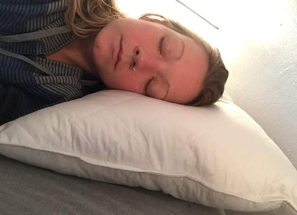L Pillow Sleeping