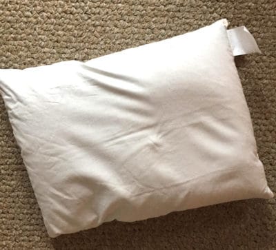 Organic Buckwheat Hull Travel Pillow + Pilowcase – ComfyComfy Canada