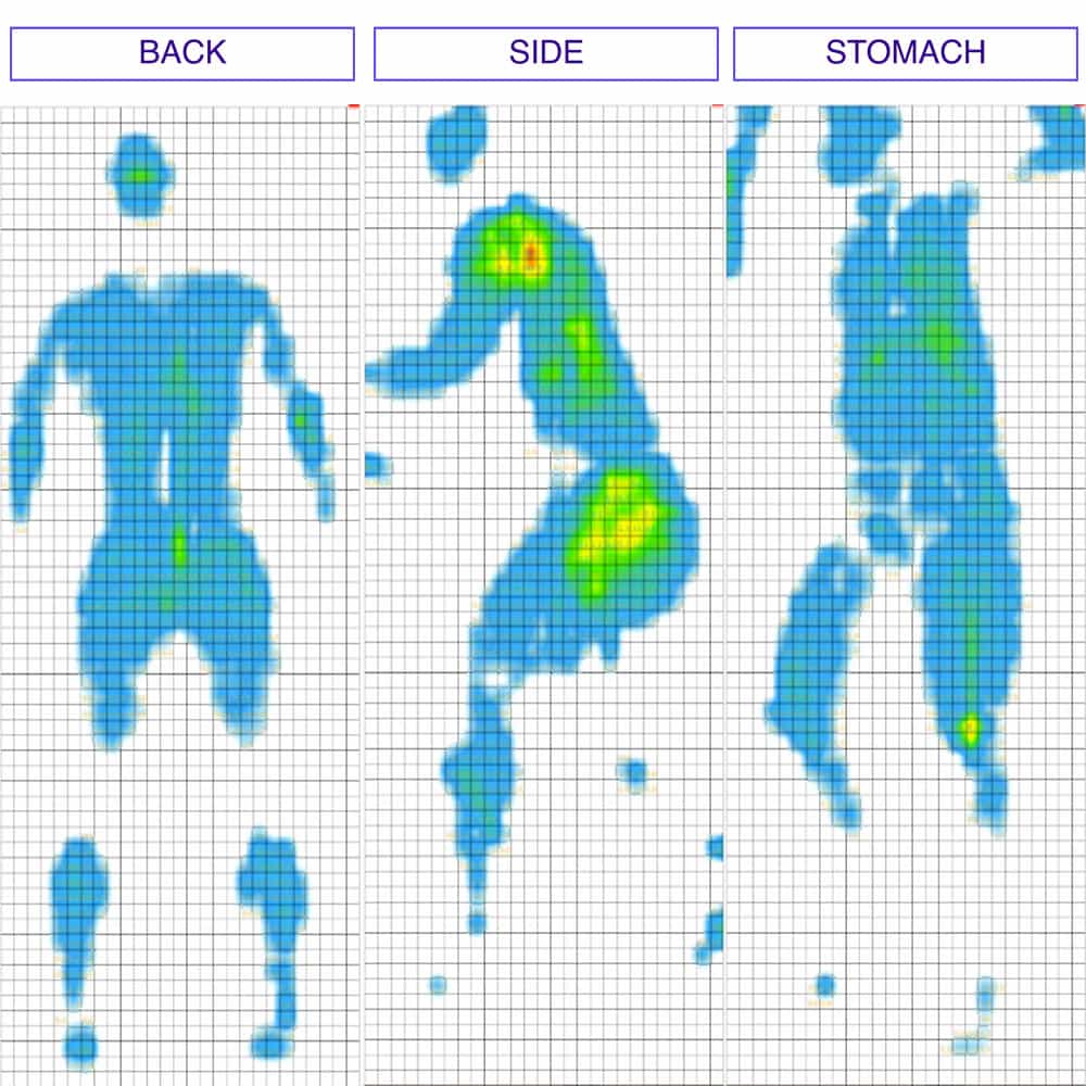 Tomorrow Sleep Firm Model Pressure Map