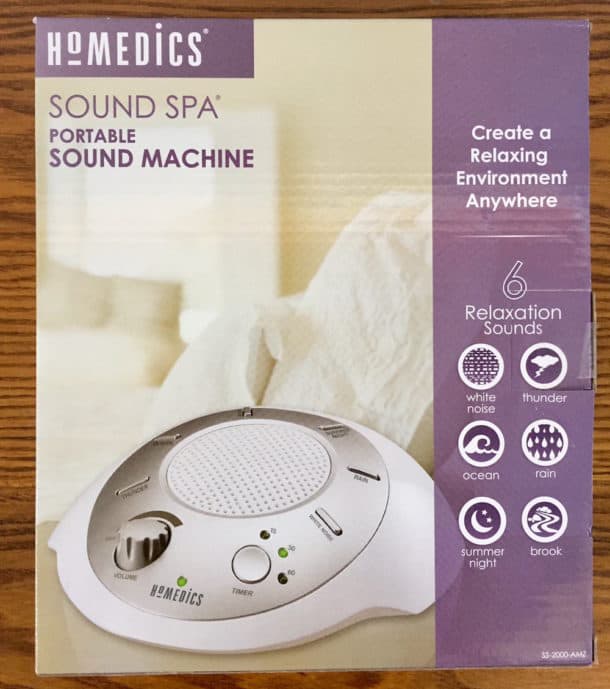 Homedics Sound Spa Portable Sound Machine Review | Sleepopolis