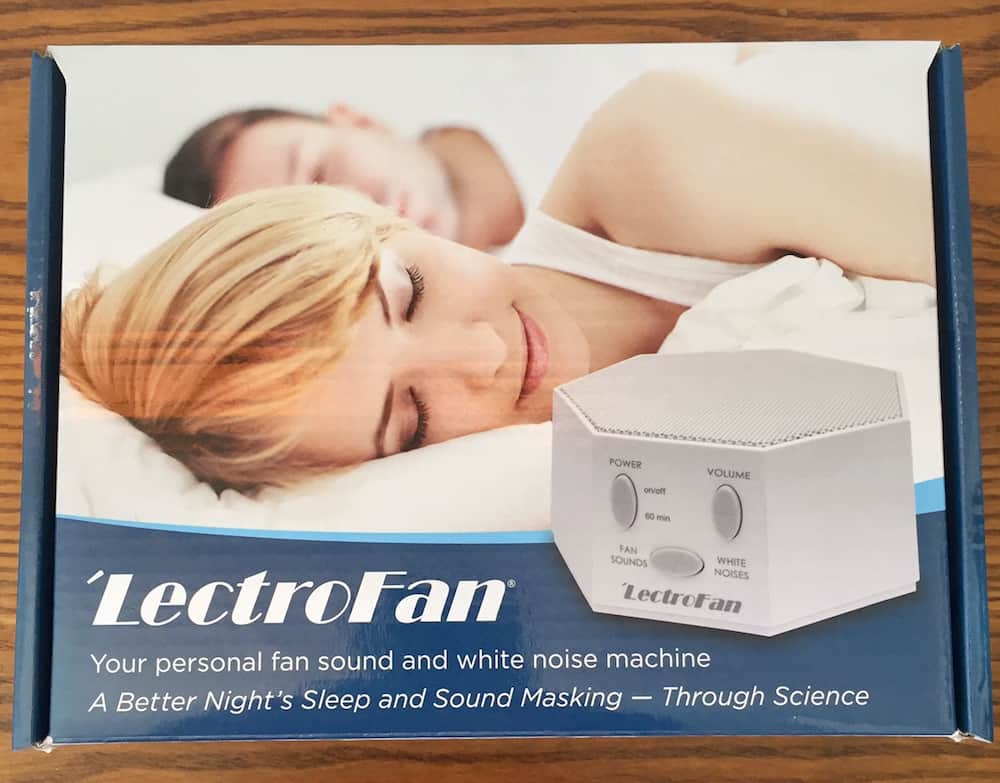 Lectrofan White Noise Machine Packaging