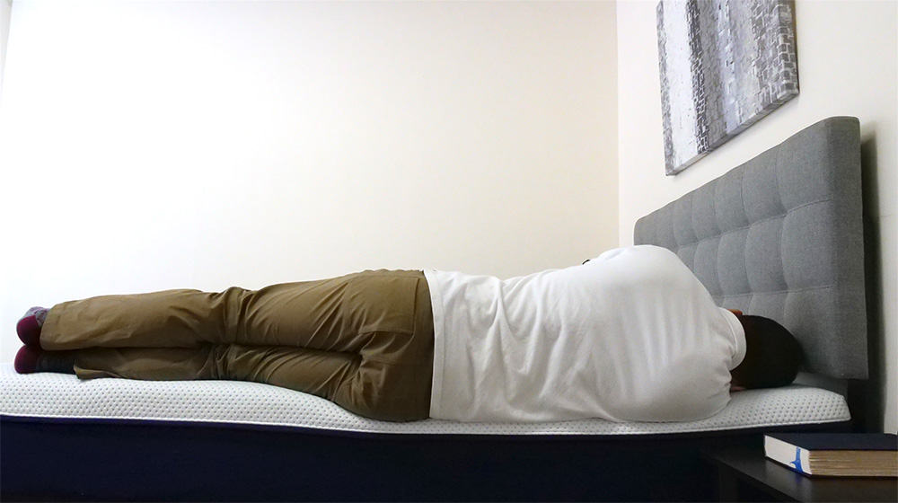 Amerisleep AS1 Edge Support Side Laying