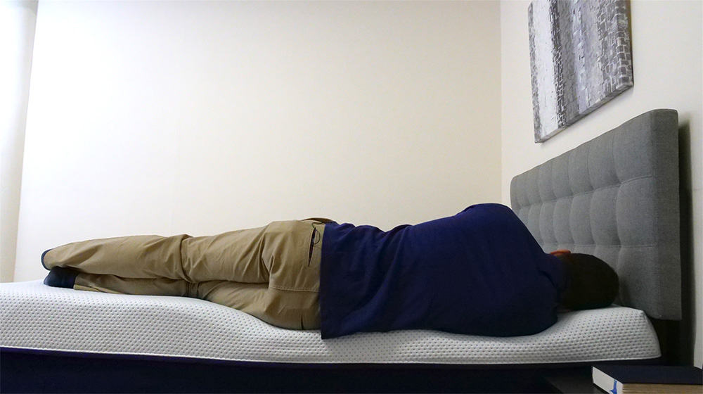 Side sleeping on the Amerisleep AS3 mattress