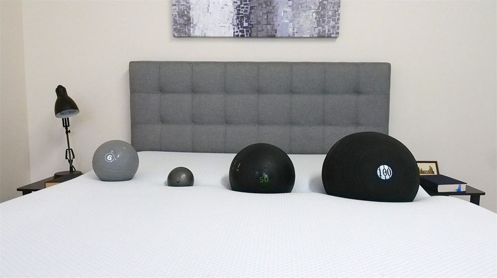 Amerisleep AS3 mattress sinkage test