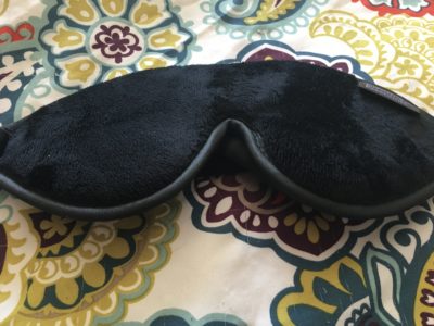 Escape Luxury Sleep Mask fuzzy front