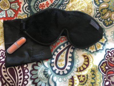 Escape Luxury Sleep Mask with bag and earplugs