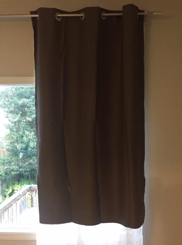 Toffee Brown Color 52 Inch x 84 Inc... Window Curtains Blackout Drapery Panels 